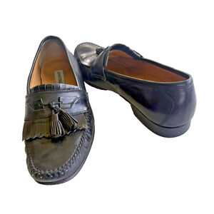 Johnston & Murphy Men's Breland Black Tasseled Loafers 15 0835 Size 8.5M